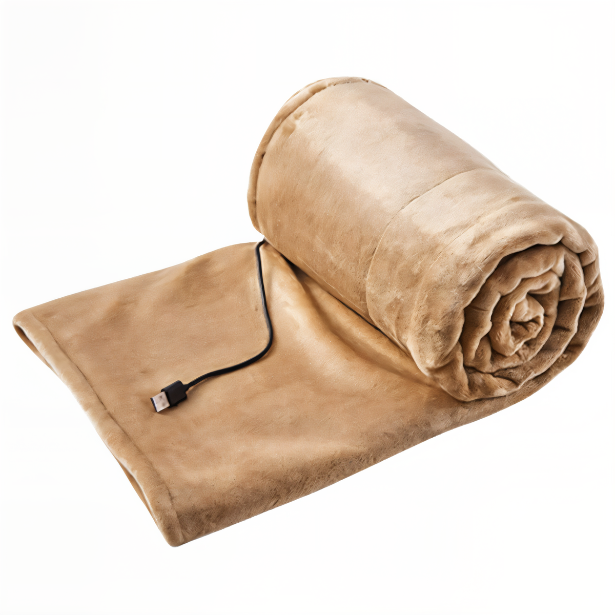 Electric USB Heated Blanket Polyester | Plug Into Powerbanks, Laptops or Car Sockets | Soft Fast-Warming Throw