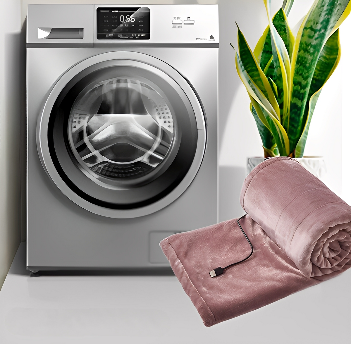 Electric USB Heated Blanket Polyester | Plug Into Powerbanks, Laptops or Car Sockets | Soft Fast-Warming Throw