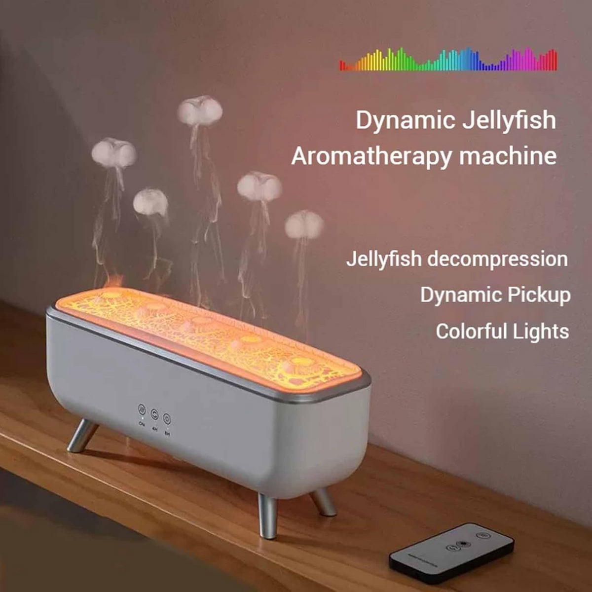 Essential Oil Diffuser ABS Housing | LED Mood Light and Mist Humidifier | 10.1 fl oz Tank for Hours of Continuous Use