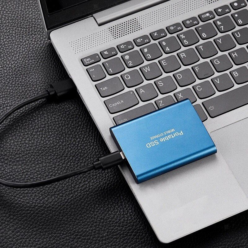 External SSD Flash Drive 128GB | USB 3.1 & USB-C | Pocket Solid-State Drive