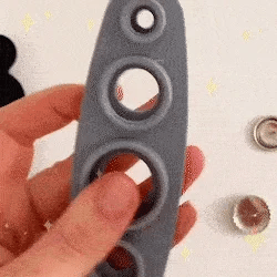 Fabric Button Maker Kit | Self-Cover Button Tool for Any Fabric Type | Flawless, Uniform Results Every Single Time, Guaranteed