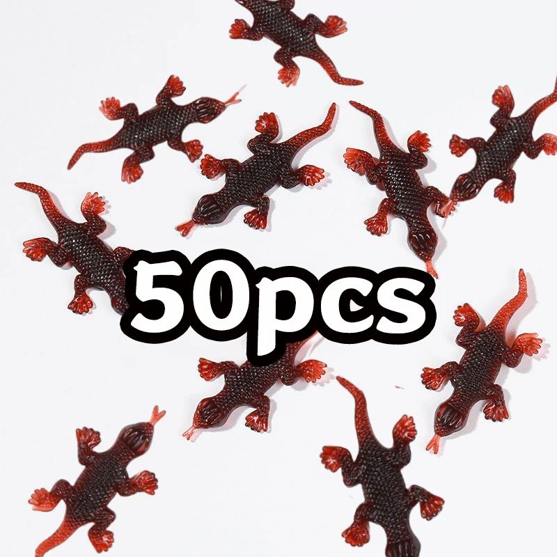 Fake Cockroach Prank Toys for Halloween & Party Pranks | 50-Piece Set, Lifelike Detail | Reusable Novelty Bugs