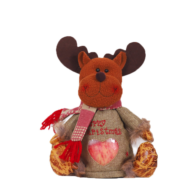 Festive Gift Bag Small Candy Decorative Fabric with Character Design