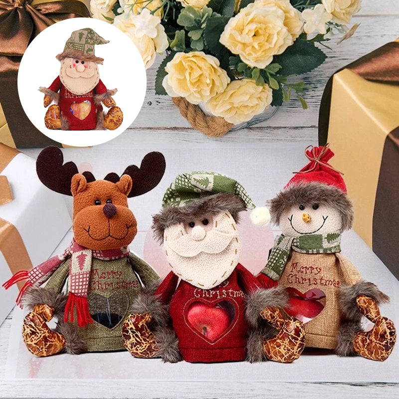 Festive Gift Bag Small Candy Decorative Fabric with Character Design