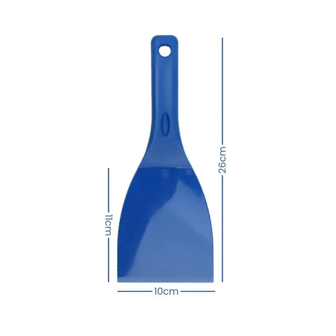 Flexible Pizza Dough Scraper Spatula Food-Grade Plastic | Ergonomic Handle, Hanging Hole | Non-Scratch Dough Cutting & Lifting