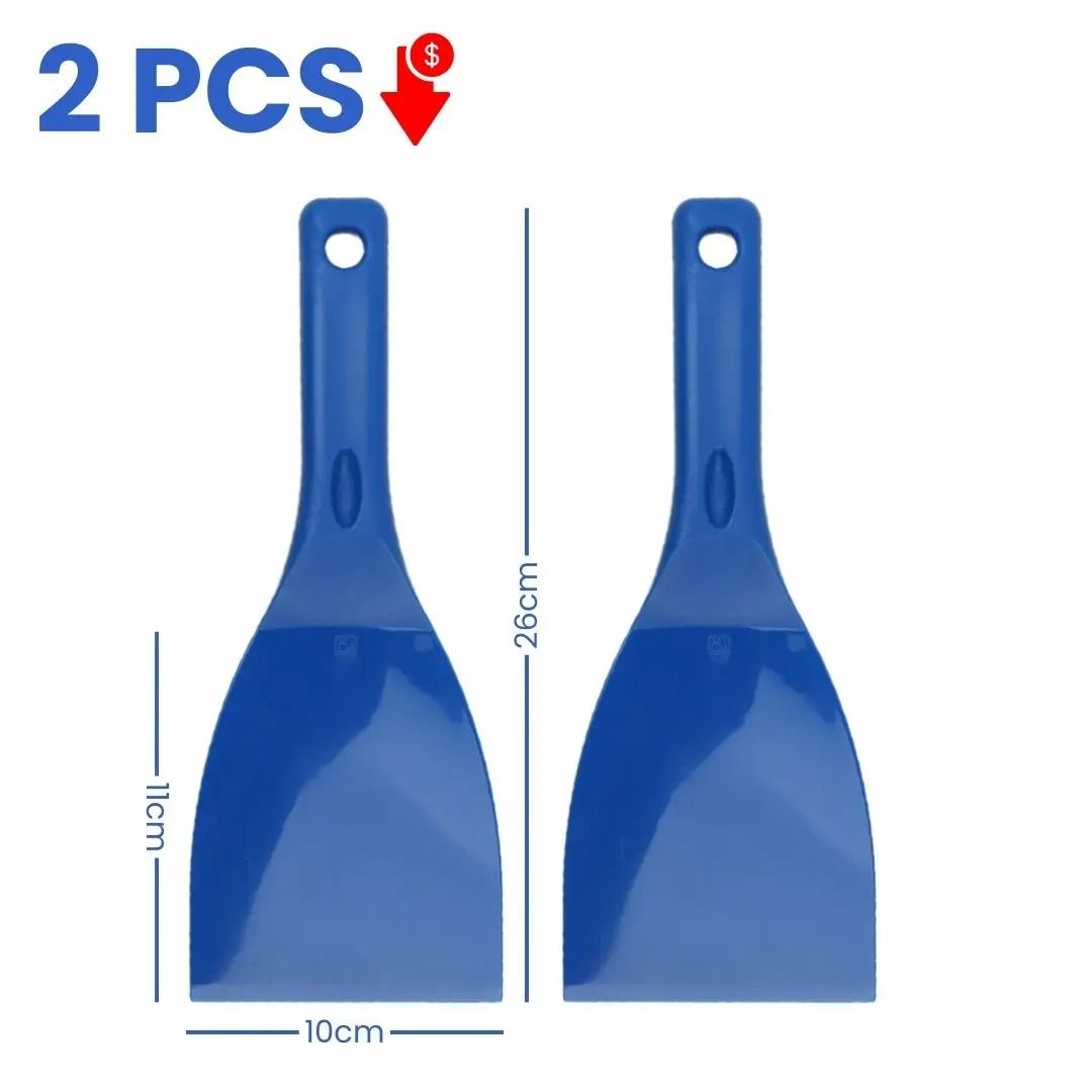 Flexible Pizza Dough Scraper Spatula Food-Grade Plastic | Ergonomic Handle, Hanging Hole | Non-Scratch Dough Cutting & Lifting