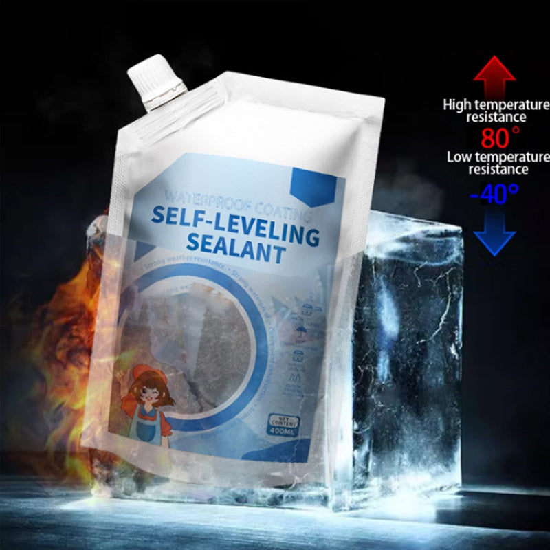Flexible Waterproof Sealant 500ml | Self-Levelling, No-Mix Crack Repair | Freeze, UV & Weather Resistant Formula