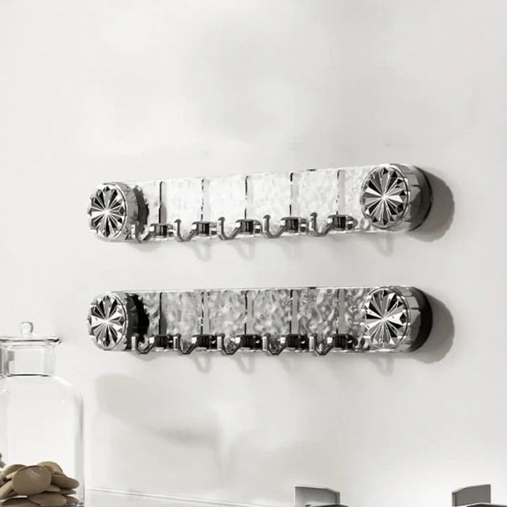 Foldable Self-Adhesive Wall Hook Rack | WallEase No-Drill Design