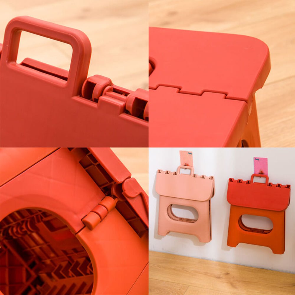 Folding Step Stool | Lightweight Portable Plastic Stool