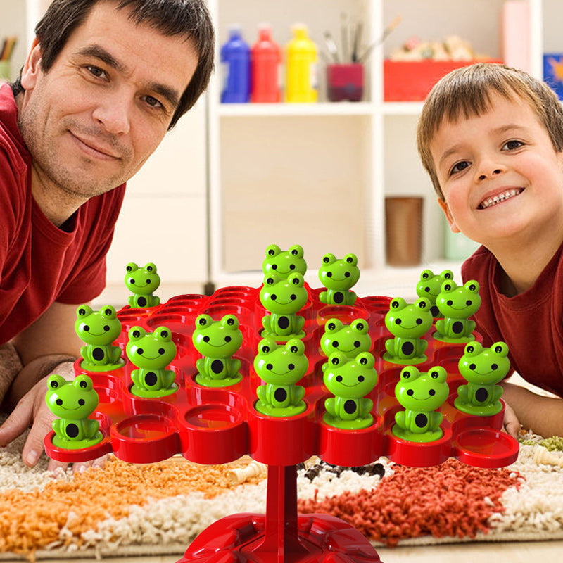 Frog Balance Stacking Game ABS Plastic | Builds Concentration and Counting Skills | Fun Indoor Toy for Ages 2+