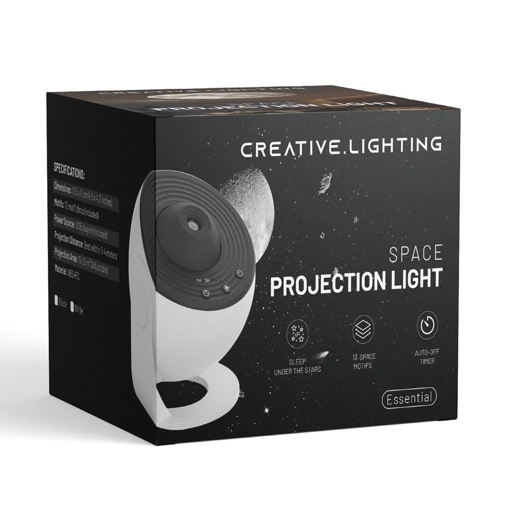 Galaxy Night Light Projector USB Plug-In 19-Motif with Built-In Timer