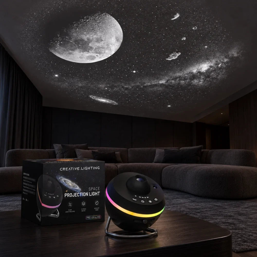 Galaxy Night Light Projector USB Plug-In 19-Motif with Built-In Timer