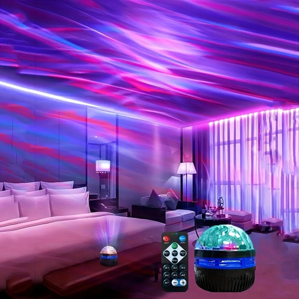 Galaxy Projector Light | 14 Light Effects, Music Sync & Remote Control | USB Powered, 360-Degree Rotation for Bedroom