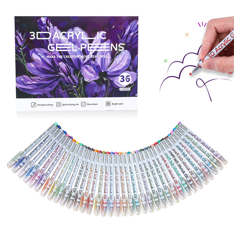 Gel Pens Stainless Steel Fine Tip Lightweight with Comfort Grip Barrel