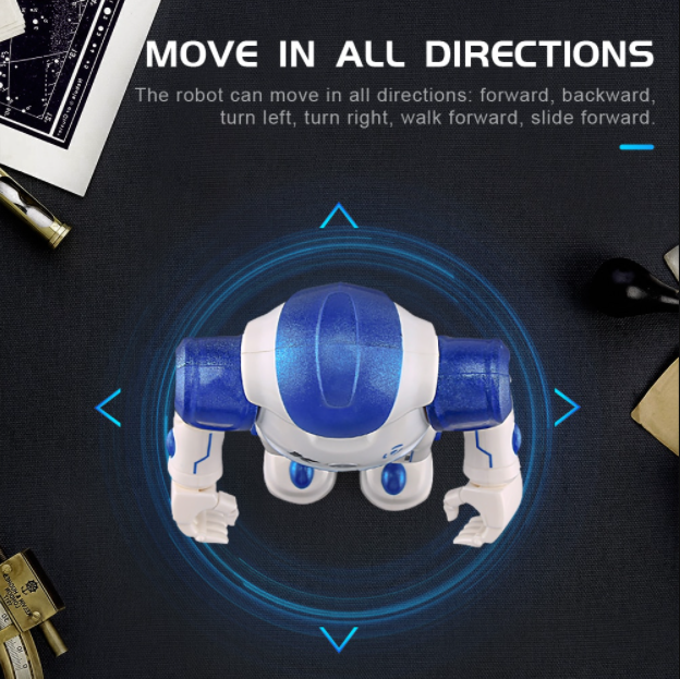 Gesture Sensing Robot Toy | Dances & Moves on Hand Signals | USB Rechargeable, 3 Hour Play, Remote Control Included, Ages 8+