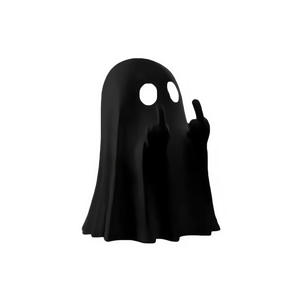 Ghost Statue Resin Figure | Playful Halloween Tabletop Decor | Compact Design for Shelves, Desks and Coffee Tables