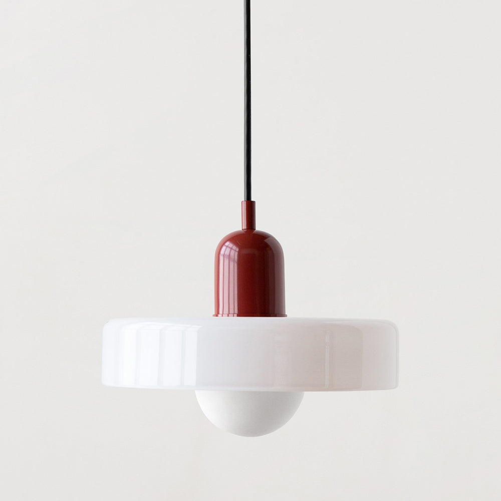 Glass Pendant Light | Adjustable Cable Length & G9 Fitting | Diffused, Warm Glow for Dining and Living Spaces Alike