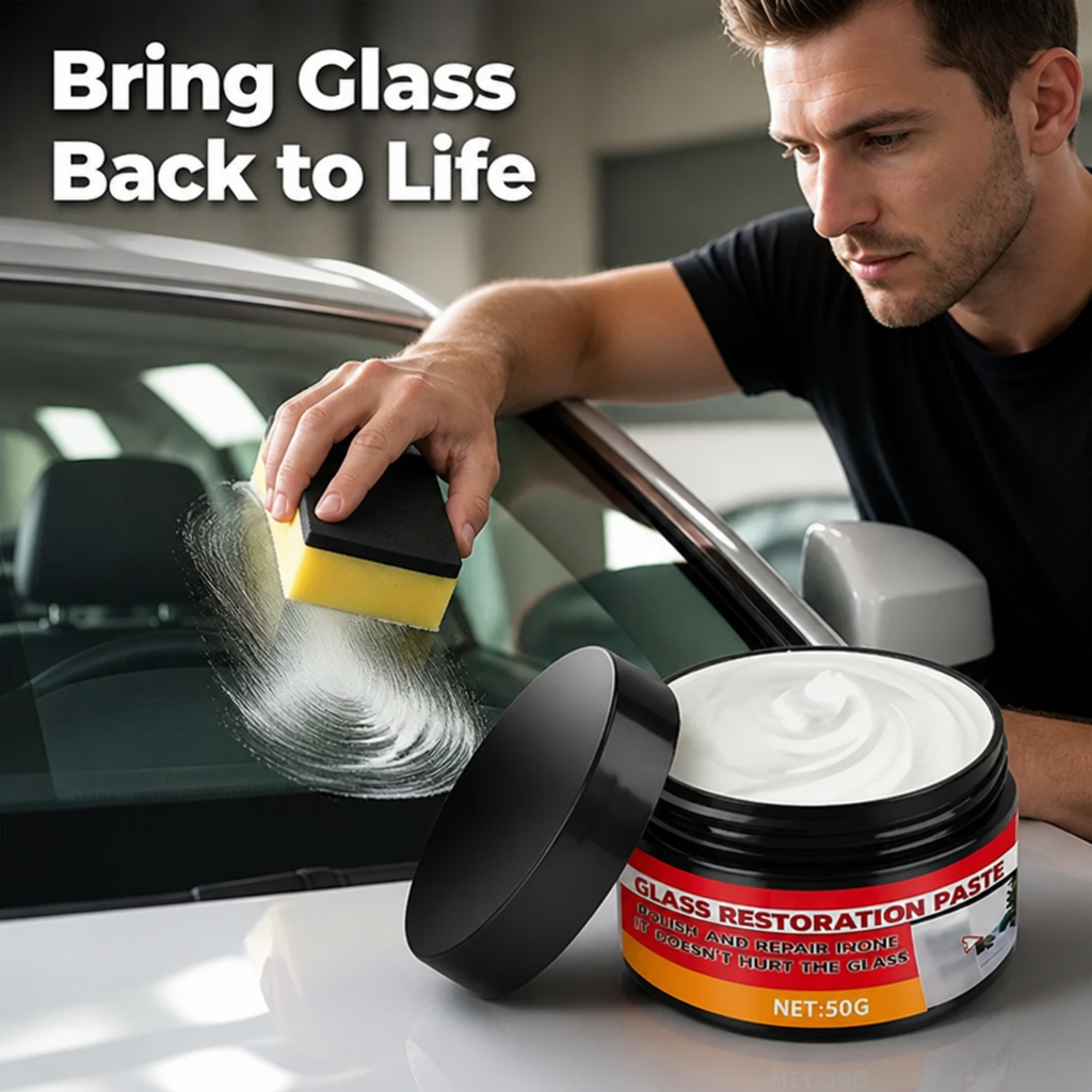 Glass Scratch Remover Paste Multi-Surface with Hydrophobic Coating