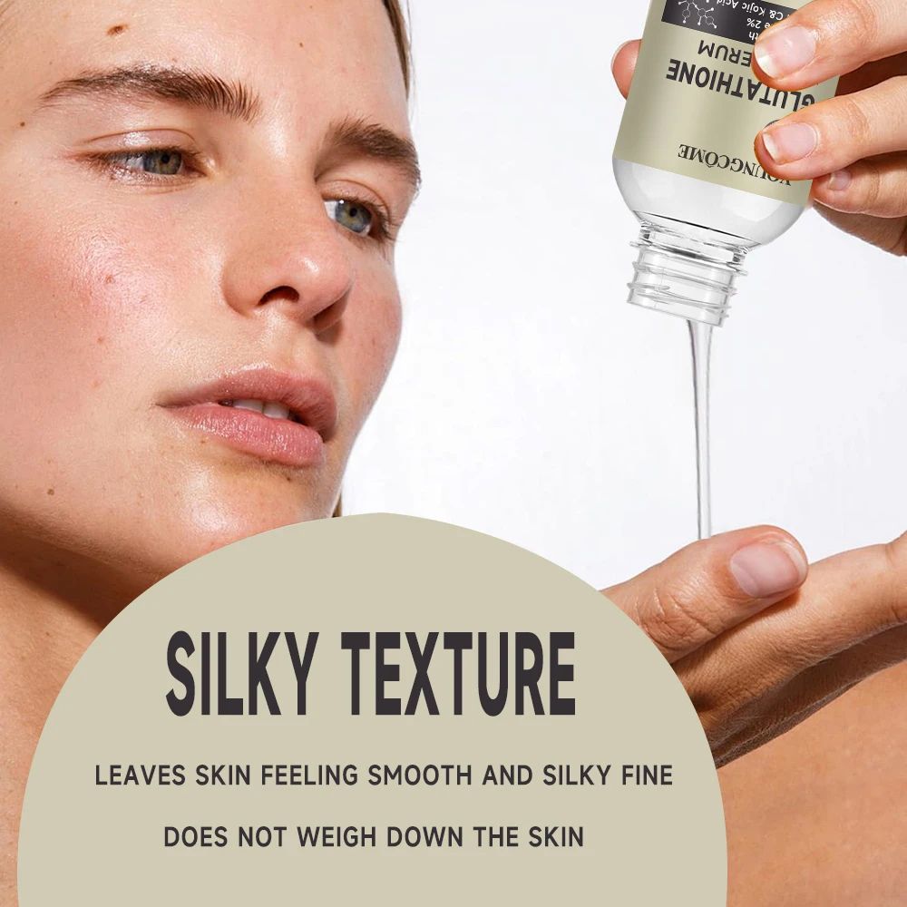 Glutathione Brightening Face Serum for Women | Dark Spot Corrector & Antioxidant Formula | Hydrates & Evens Skin Tone