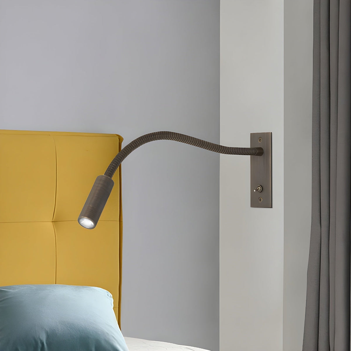Gooseneck Wall Lamp | Flexible Arm With Toggle Switch