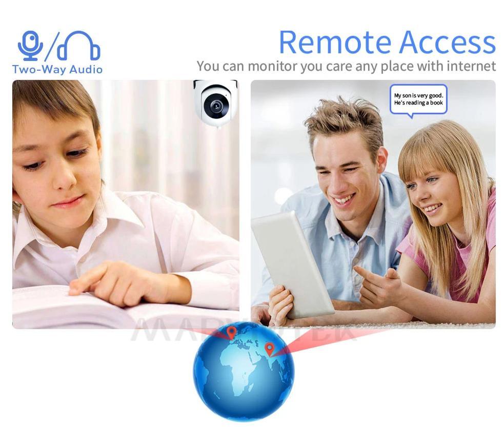 Video Baby Monitor WiFi Camera | 1080P Night Vision & Two-Way Audio | PTZ Control, Cloud Storage, 64GB Support 4