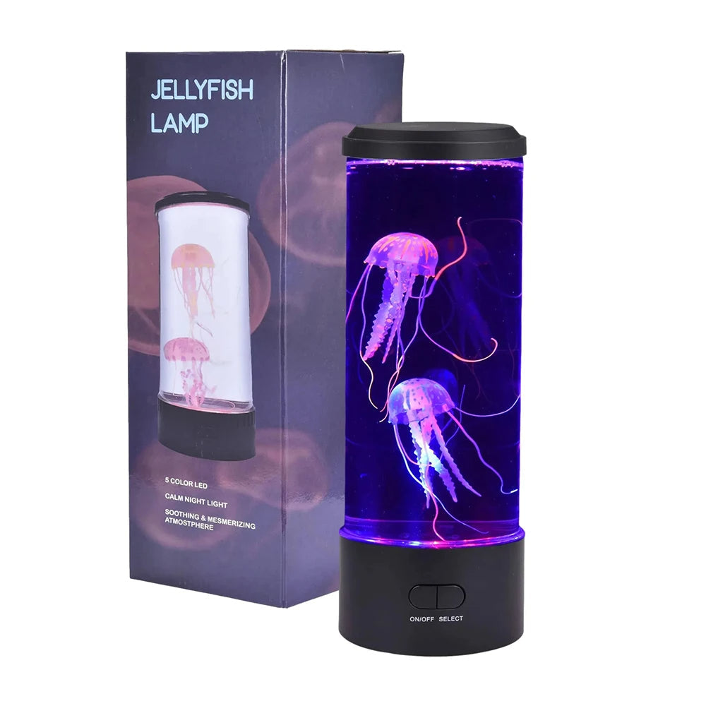 Jellyfish LED Lamp | Colour-Changing Glow And Drifting Motion