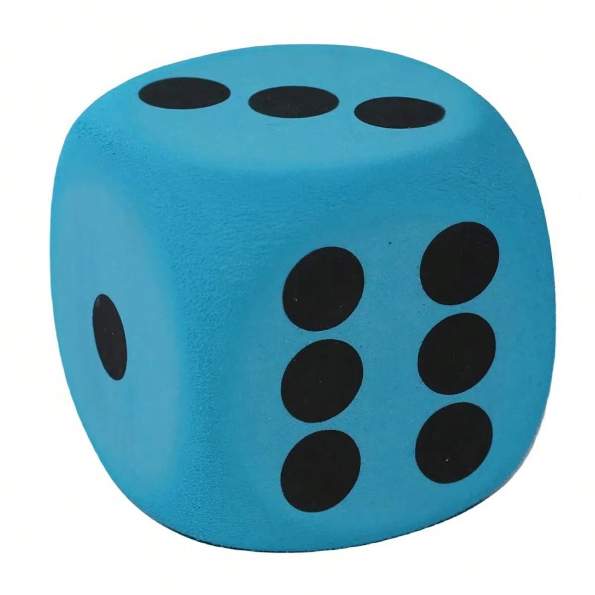 Jumbo Dice Toy Pet Training Lightweight Foam Six-Sided with Soft Edges
