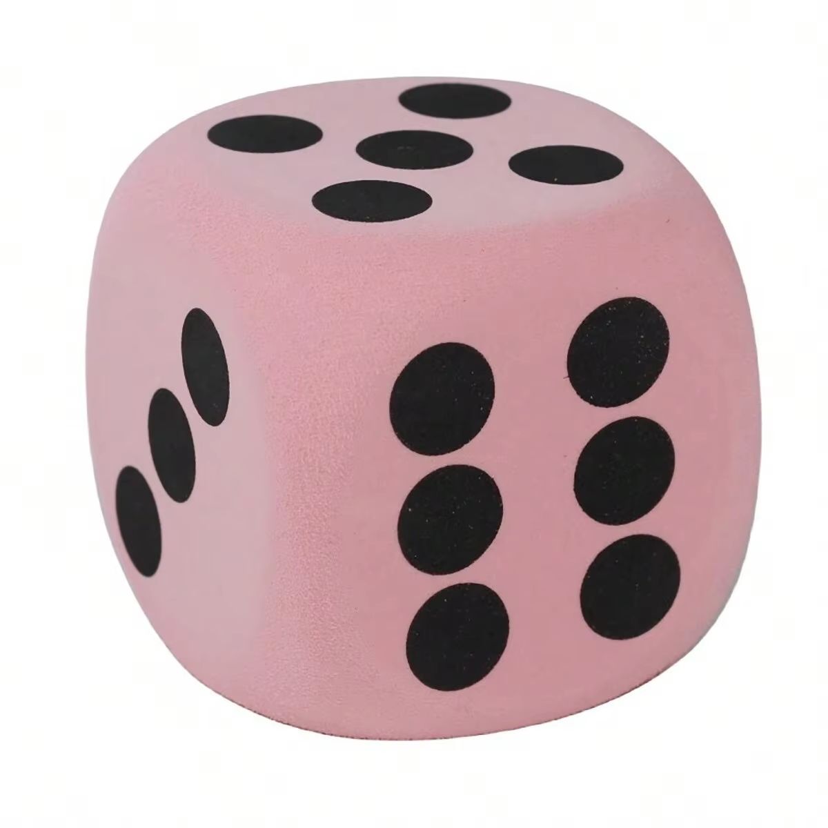 Jumbo Dice Toy Pet Training Lightweight Foam Six-Sided with Soft Edges