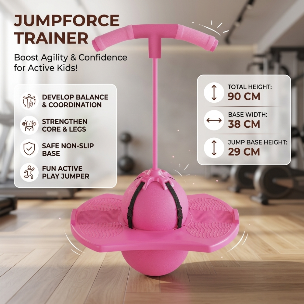 Jumping Ball Set | Pogo Jumper With A Handle And Pump