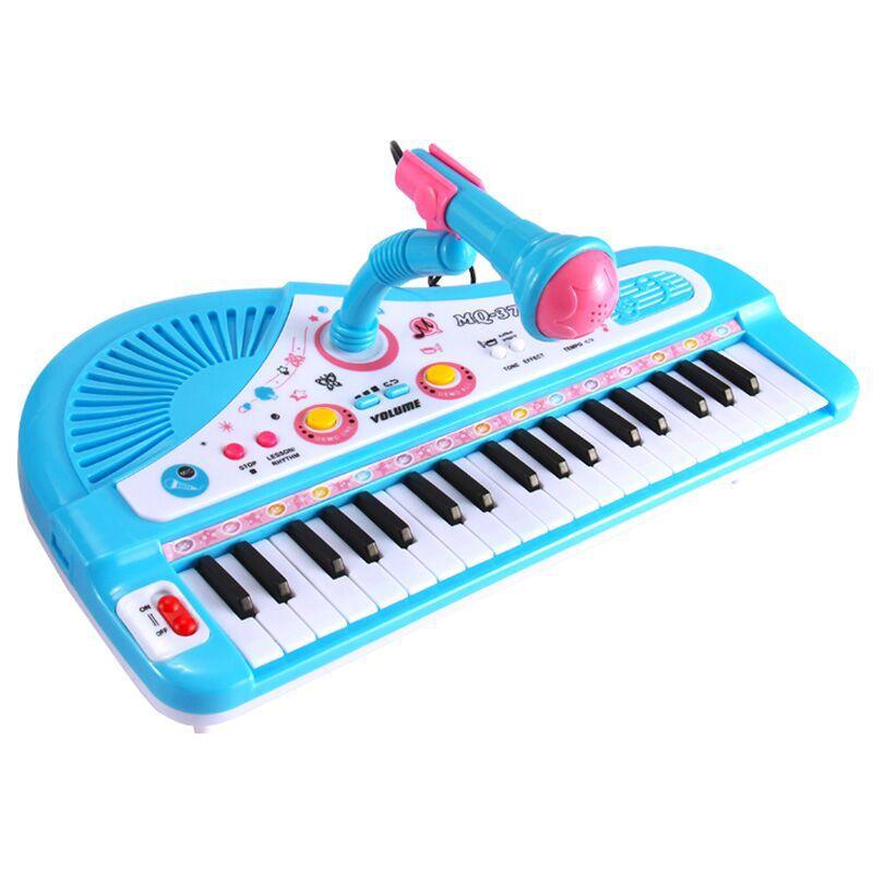 Keyboard Piano Toy Plastic | Interactive Parent-Child Play | Lights, Sounds and Musical Learning for Young Children