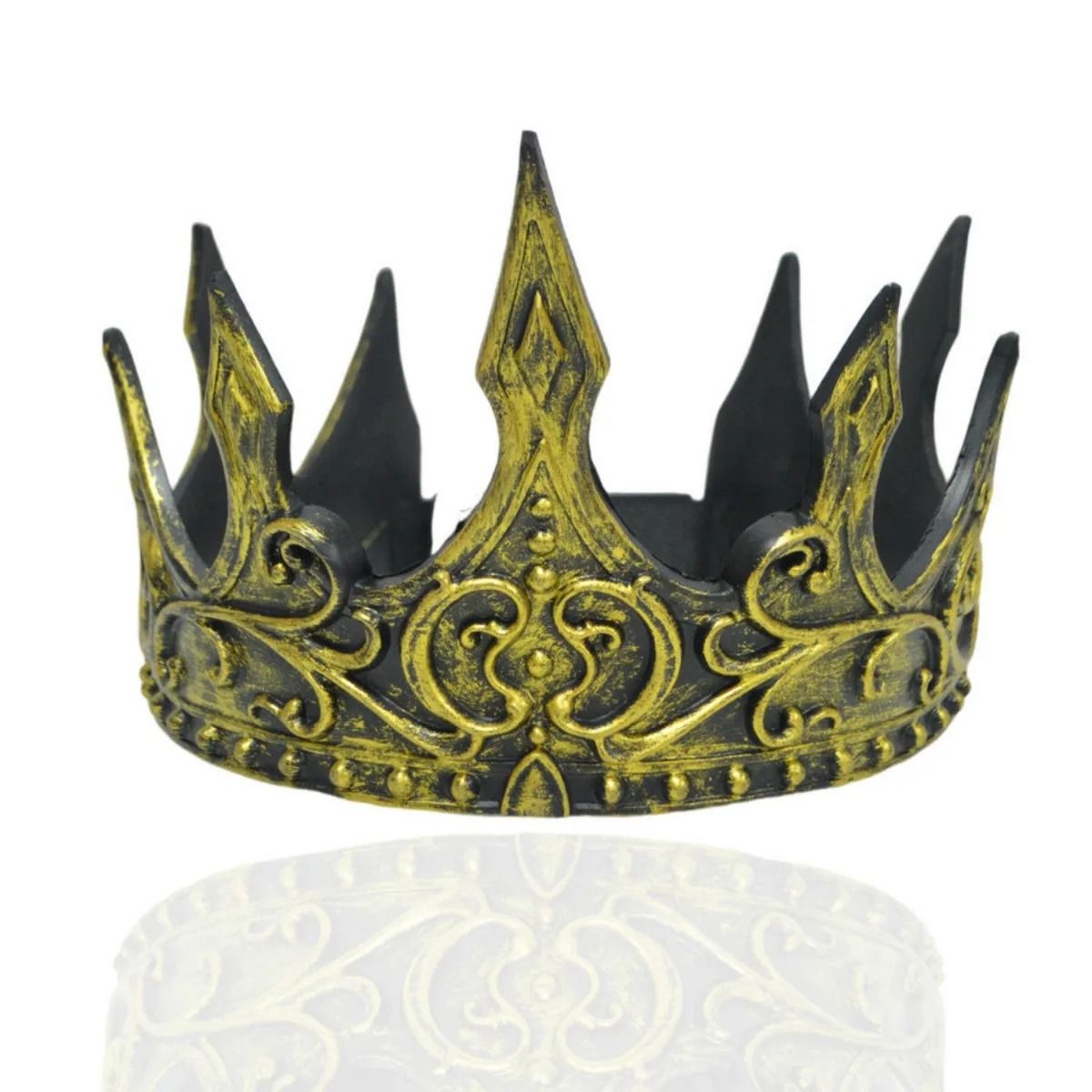 Kids' Baroque Metal Crown | Cosplay Tiara & Royal Ball Prop