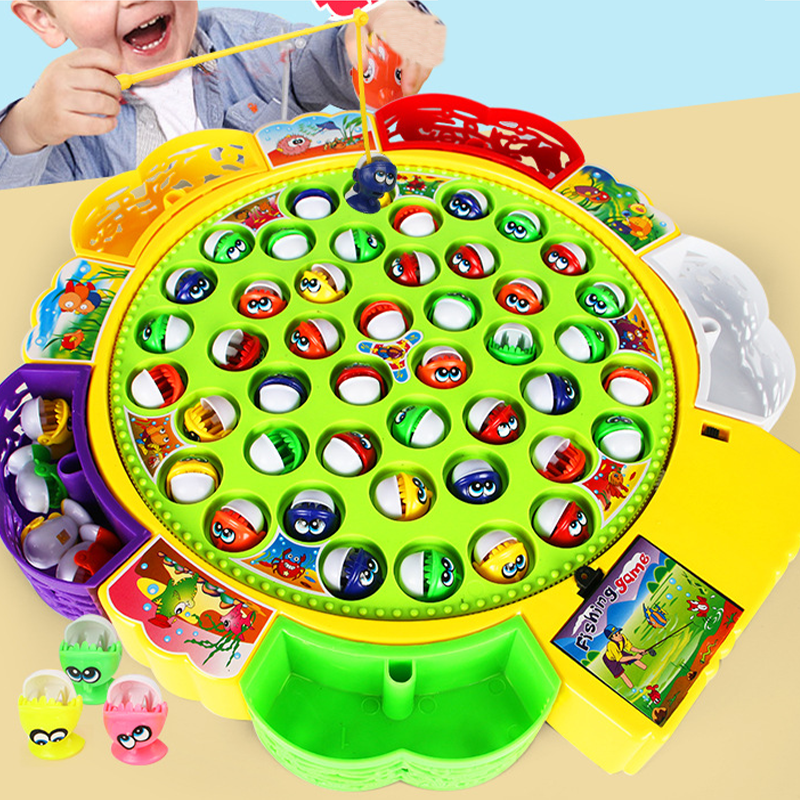 Kids Fishing Game Toy | Battery-Operated Rods & Fish Set | Builds Hand-Eye Coordination, Patience and Focus Skills