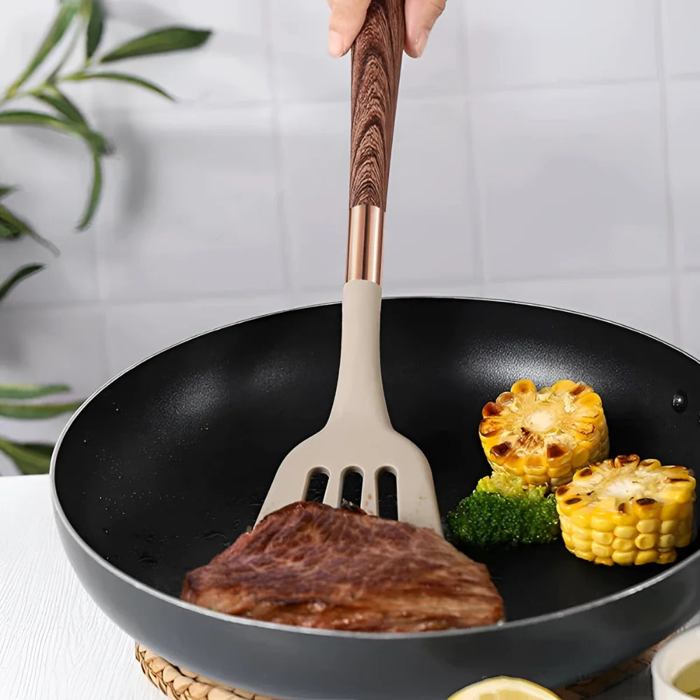 Kitchen Utensil Set | Ten Pieces, Hanging Loop Handles