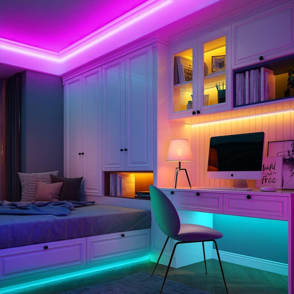 LED Light Strip RGB Colour Changing | Remote Control, Cuttable and Flexible | Waterproof IP65, 5 m to 20 m Lengths