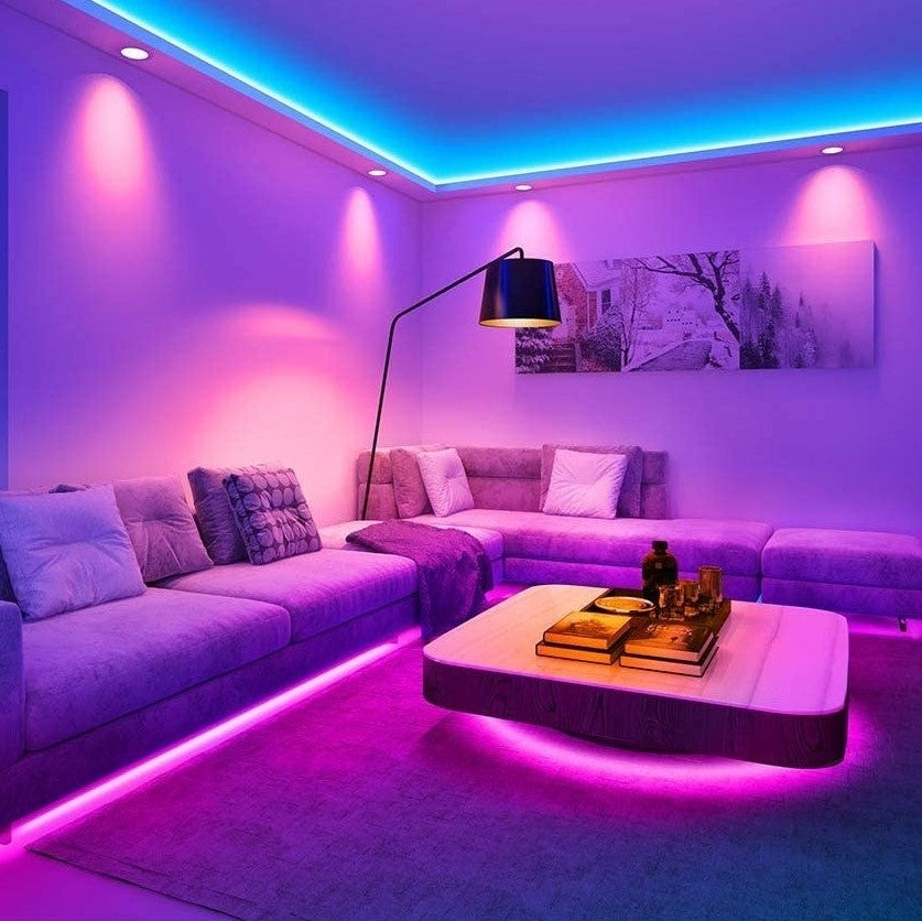 LED Light Strip RGB Colour Changing | Remote Control, Cuttable and Flexible | Waterproof IP65, 5 m to 20 m Lengths