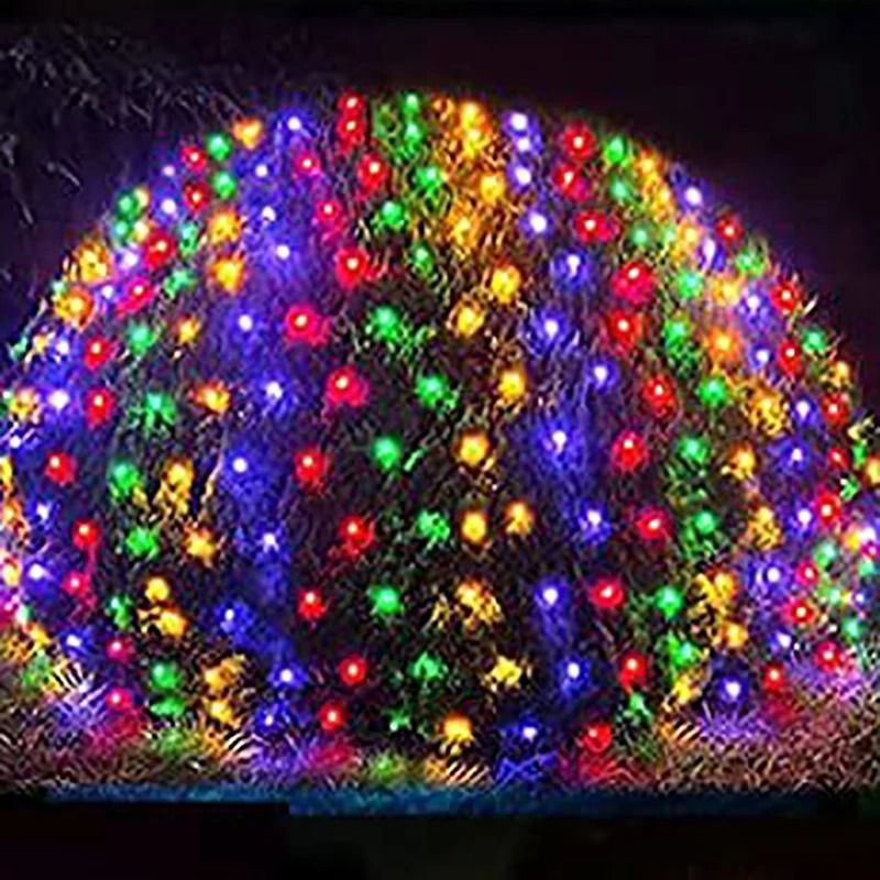 LED Net Mesh Fairy Light Curtain | 8 Lighting Modes, Up to 672 LEDs | For Parties, Weddings and Halloween Décor
