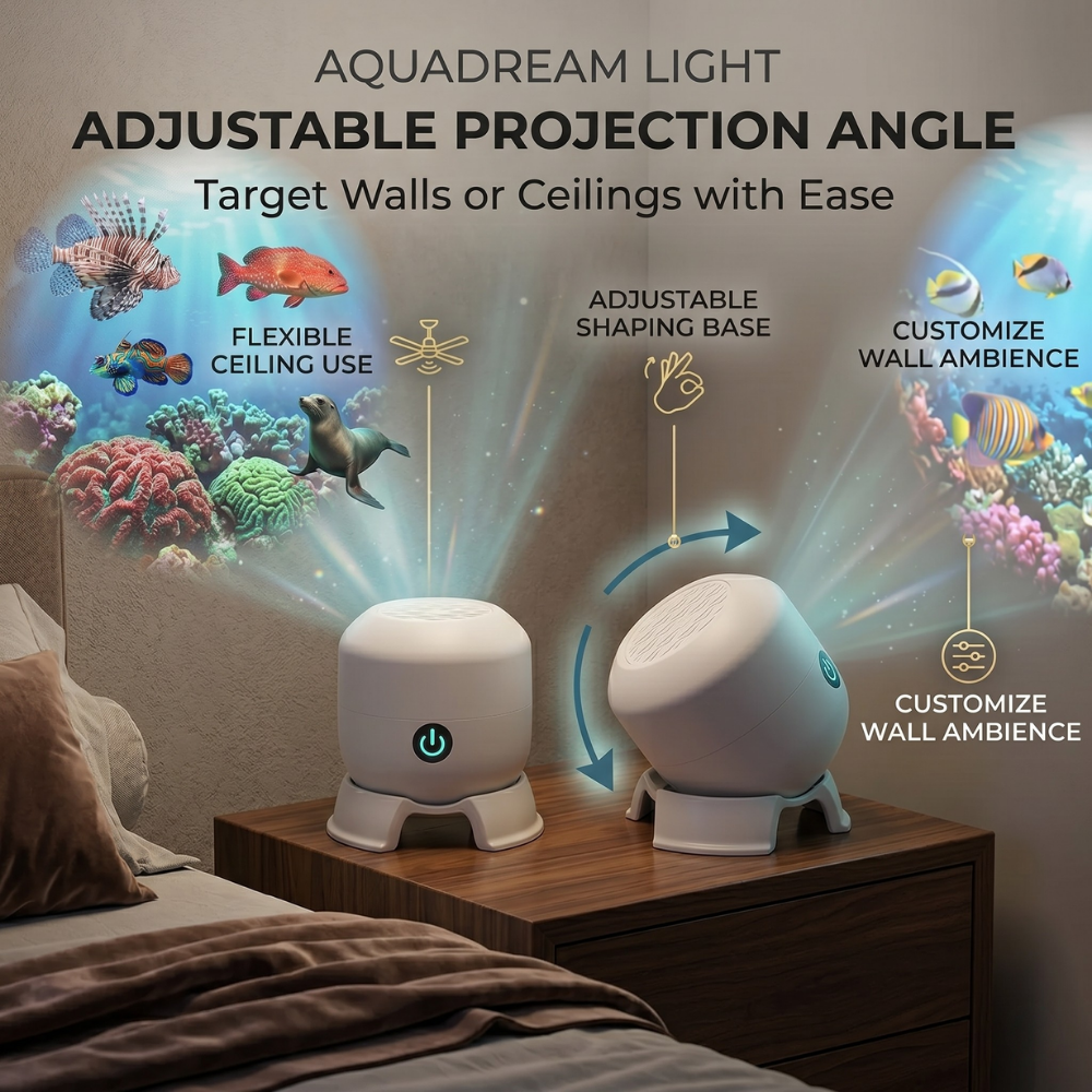 LED Ocean Projector | Rotating Night Light With A Remote