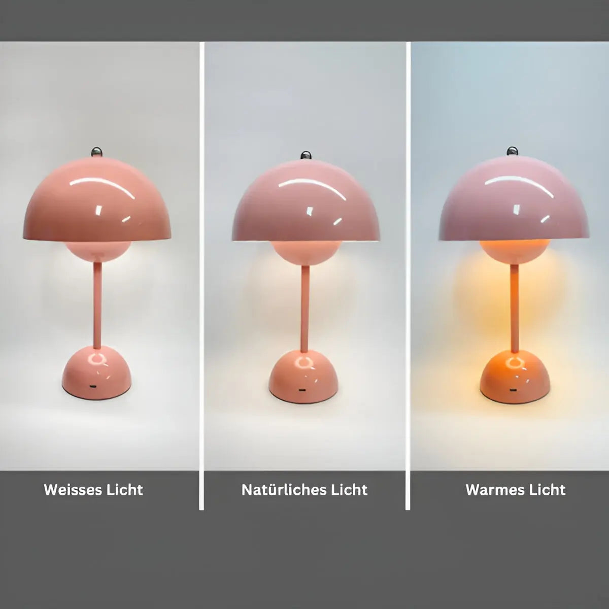 LED Table Lamp | Scandinavian Minimalist Design | One-Touch Dimming for Adjustable Ambient Light in Any Room