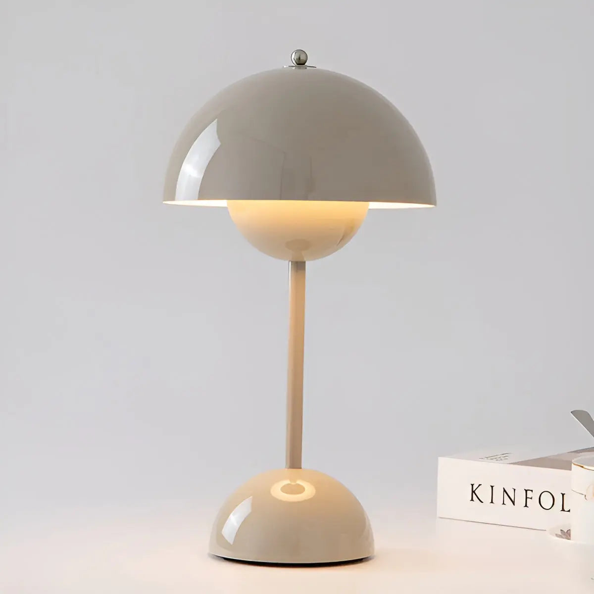 LED Table Lamp | Scandinavian Minimalist Design | One-Touch Dimming for Adjustable Ambient Light in Any Room