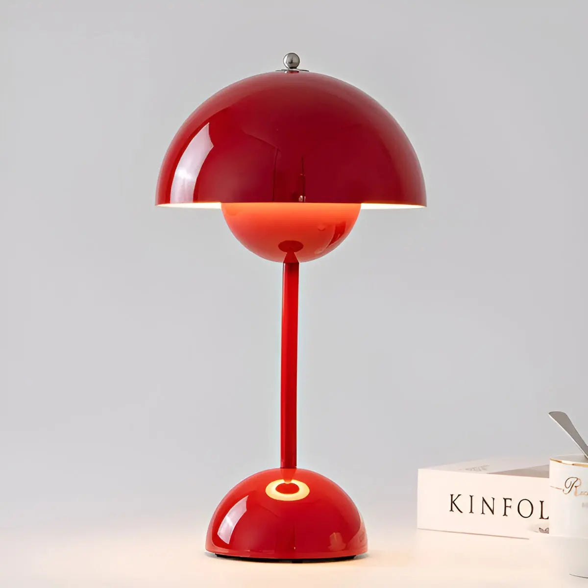 LED Table Lamp | Scandinavian Minimalist Design | One-Touch Dimming for Adjustable Ambient Light in Any Room