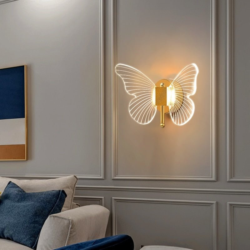 LED Wall Light Iron and Acrylic | Hardwired Fixed Mount | Low Energy Consumption for Bright, Even Illumination Indoors