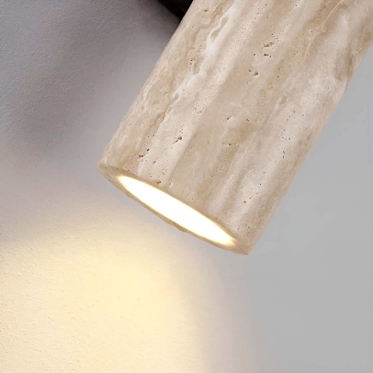 LED Wall Light - Natural Stone Design for Modern Interiors - Up-and-Down Lighting