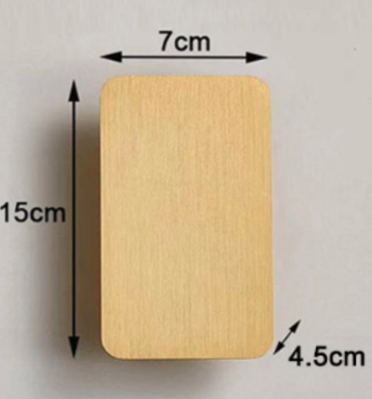 LED Wall Sconce Rectangular Aluminium & Glass, Small 15cm or Large 20cm | Nordic Minimalist | Hardwired, 3 Light Colours
