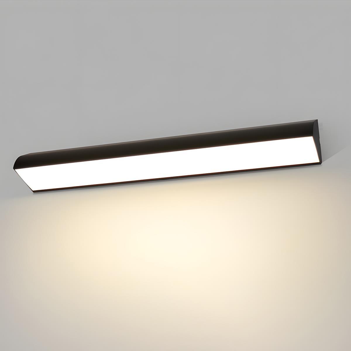 Linear LED Outdoor Wall Light Aluminium | COB LED with Stepless Dimming 3000K-6000K | IP65 Waterproof for Garden & Patio