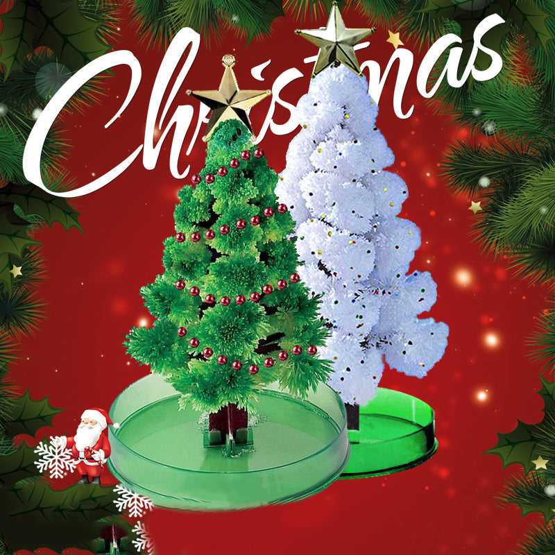 Magic Growing Christmas Tree Novelty Kit | Grows Paper Foliage in 24 Hours | Fun Christmas Activity for Kids and Adults