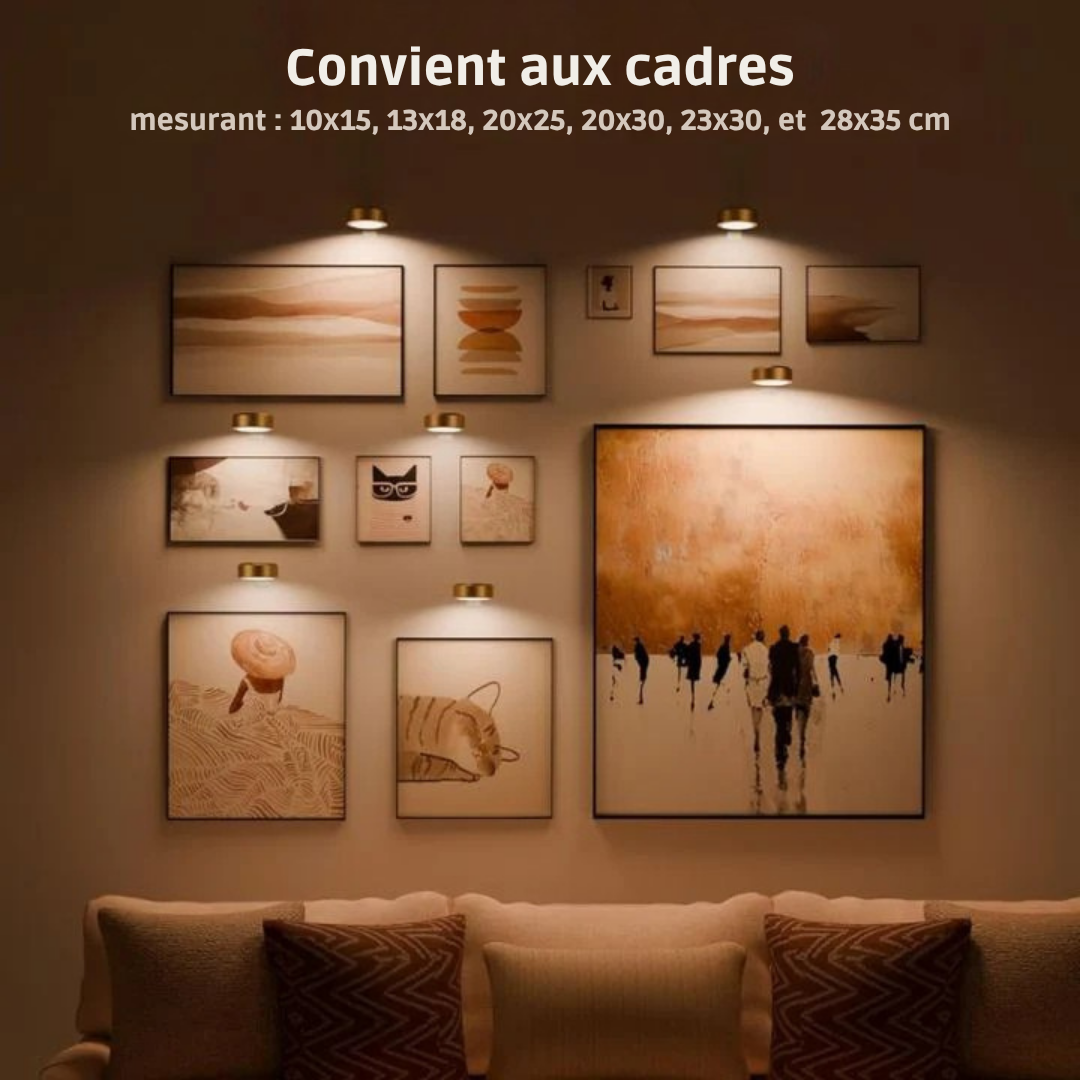 Magnetic Wall Lights Rechargeable LED Touch Control with 13 Colour Modes