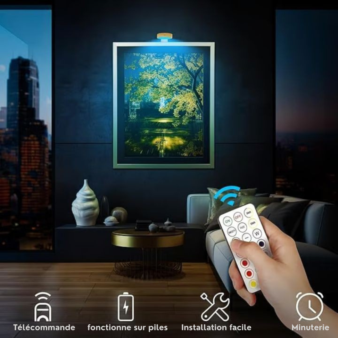 Magnetic Wall Lights Rechargeable LED Touch Control with 13 Colour Modes