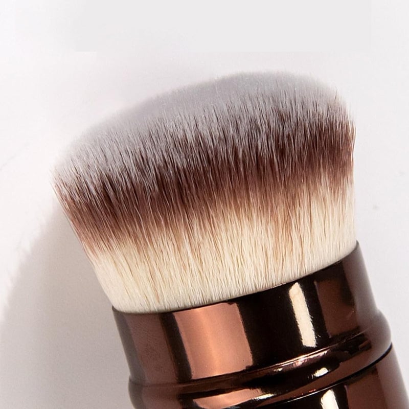 Makeup Brush Set Double-Ended Soft Bristle with Foldable Travel Bag