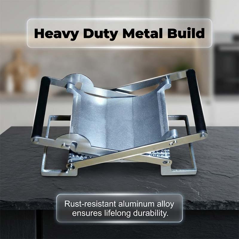 Meat Tenderiser Tool Rust-Resistant Metal | Scissor-Leverage Design with Non-Slip Grips | Tenderises Tough Cuts for Juicy Results