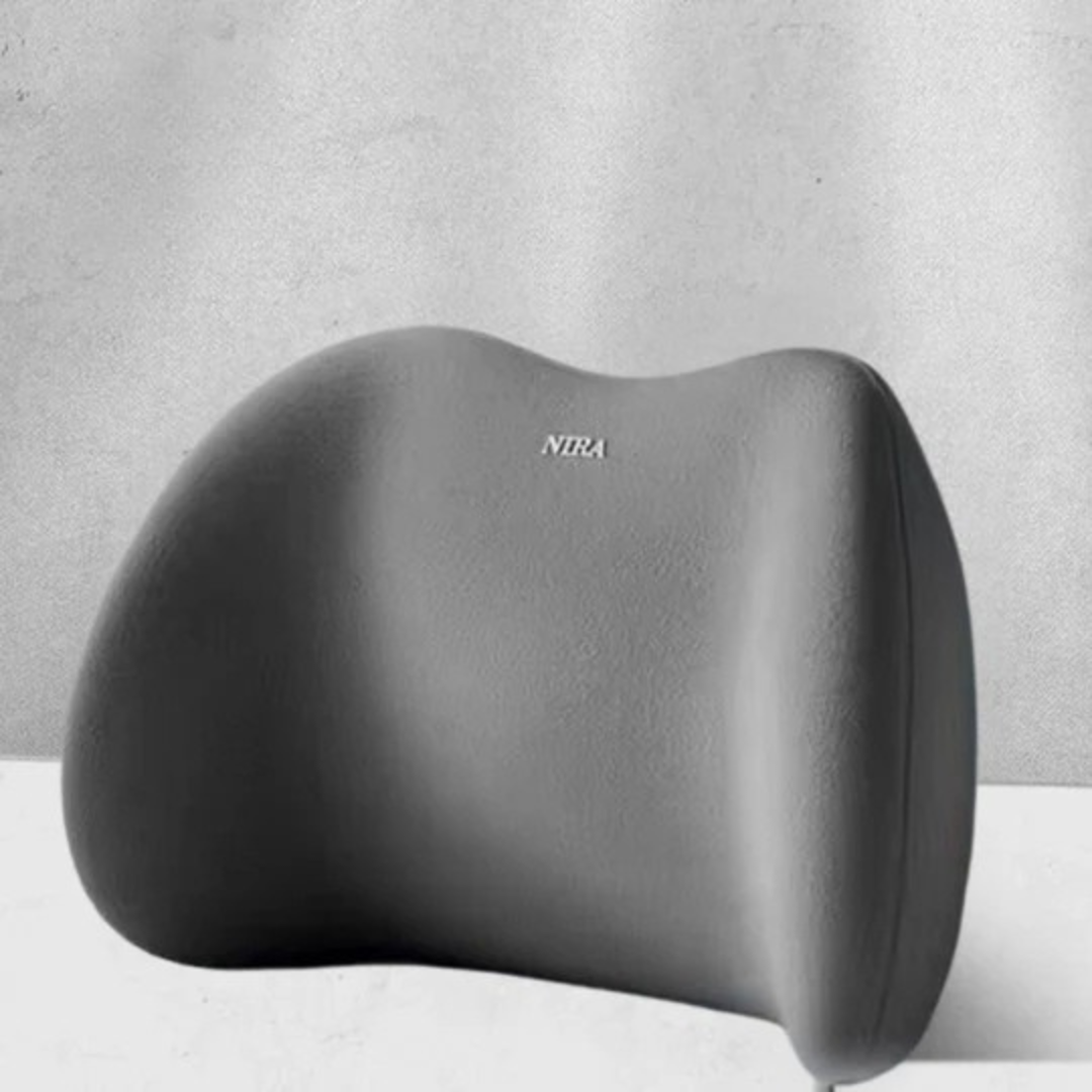 Memory Foam Car Cushion Set | Lumbar & Neck Support